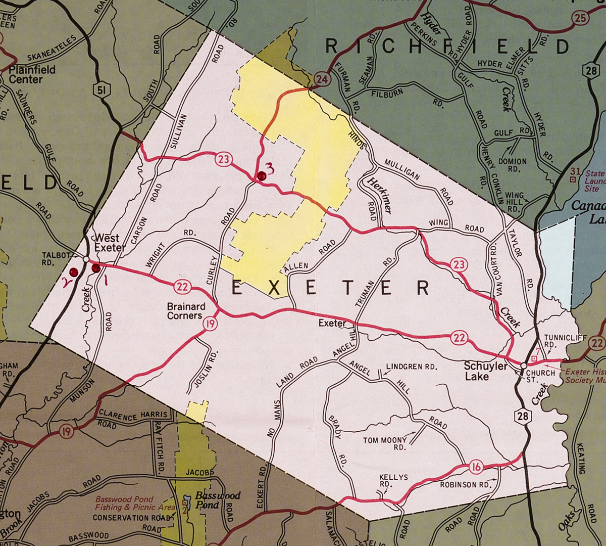 Town of Exeter Map